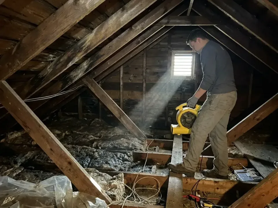 attic-water-damage-drying-proc-007 — frequently asked questions, Emergency Water Extraction & 24/7 Flood Response in Kenhors…